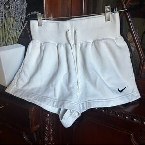 Nike Phoenix Fleece Women's White Shorts